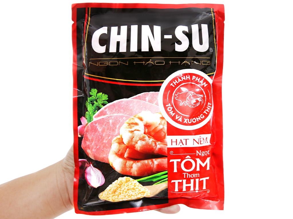 Hạt nêm CHIN-SU ngọt Tôm thơm thịt MN 16gói x 350gr